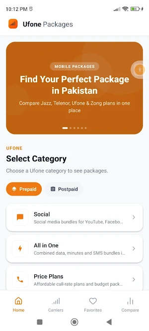 Ufone Packages - Pakistan Screenshot 0