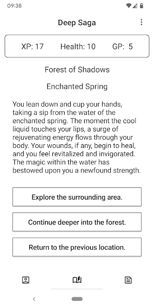Deep Saga: AI Text RPG Screenshot 0