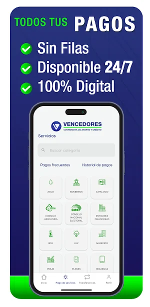 Vencedores Móvil Screenshot 2