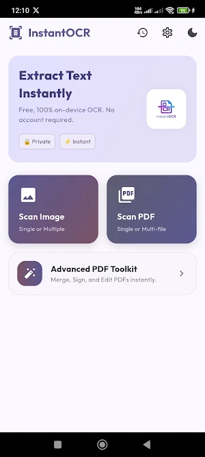 InstantOCR AI Screenshot 1