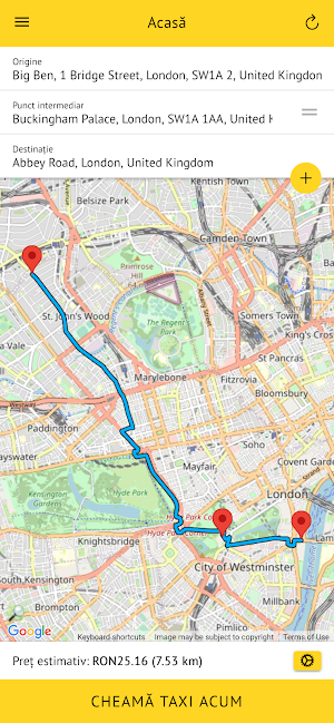 CSV Taxi Screenshot 1