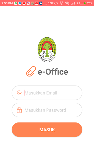 E-Office BPKAD Ketapang Screenshot 0