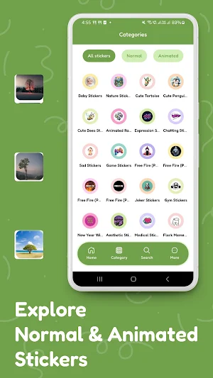 Nature stickers Screenshot 3
