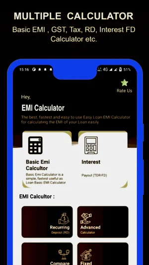 LoanGrow - EMI Loan Calculator Screenshot 3