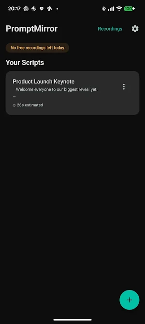 Teleprompter for Creators Screenshot 3