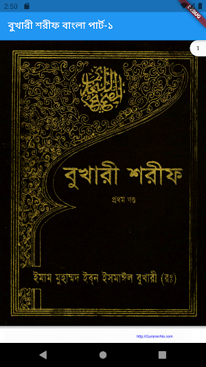 বুখারী শরীফ বাংলা পার্ট ১ Screenshot 0