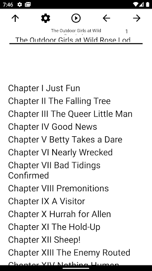 Book, The Outdoor Girls at Wil Screenshot 0