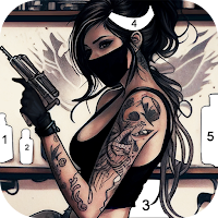 Tattoo Coloring games