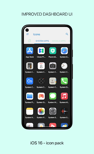 iOS 16 - icon pack Screenshot 3