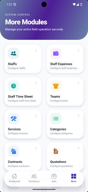 FieldRobo Admin Screenshot 2