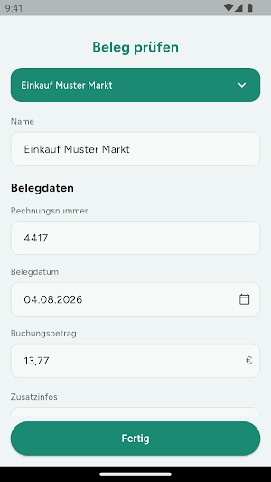 BelegBox Screenshot 0
