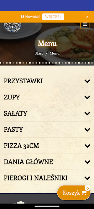 Pizzeria Restauracja Soprano Screenshot 0