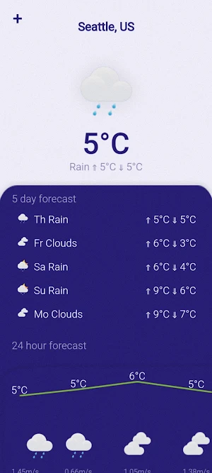 SkyTrack - Weather & Forecast Screenshot 1