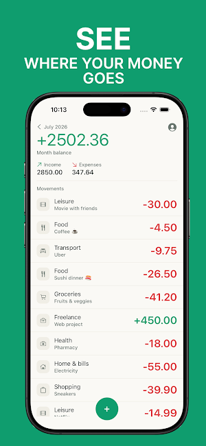 Koinx: Voice Expense Tracker Screenshot 1