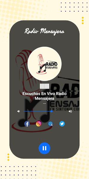 Radio Mensajera Screenshot 1