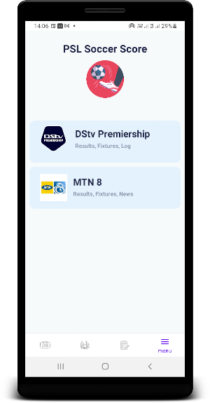 PSL Soccer App Screenshot 0