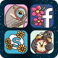 Owl and animal icon & WP