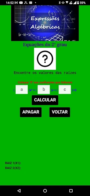 Fórmulas e cálculos algébricos Screenshot 2