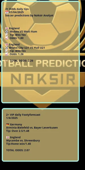 Naksir Tipstero 2+ odds soccer Screenshot 2