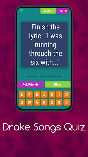 DRAKE SONGS QUIZ Screenshot 2