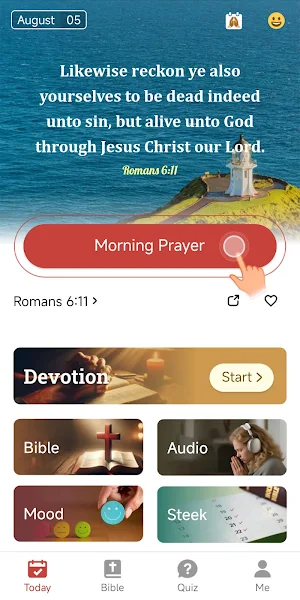 KJV Bible Audio - Daily Verses Screenshot 0