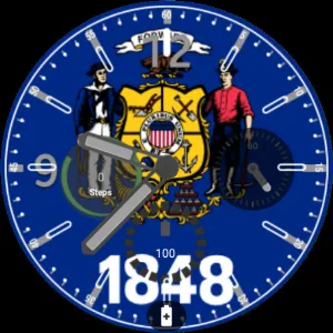 Wisconsin Flag Watchface Screenshot 3