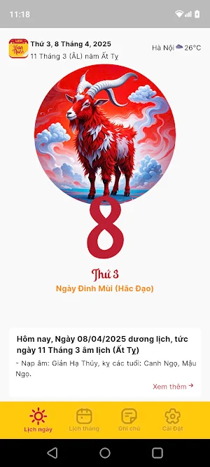 Lịch Vạn Niên Screenshot 1