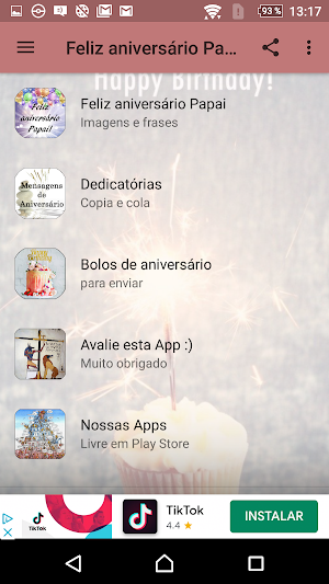 O MELHOR PAI DO MUNDO, HOJE É SEU ANIVERSÁRIO Screenshot 2