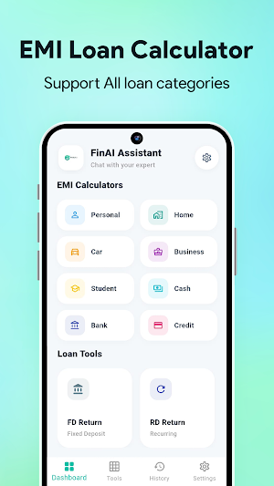 Loan EMI Ai & BMI Calculator Screenshot 0