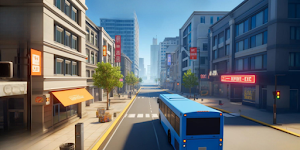 Coach Bus Driving 3D Game Screenshot 2
