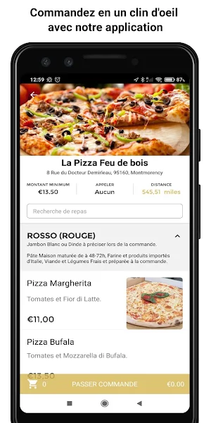La Pizza Montmorency Screenshot 0