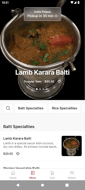 India Palace Roseville Screenshot 1