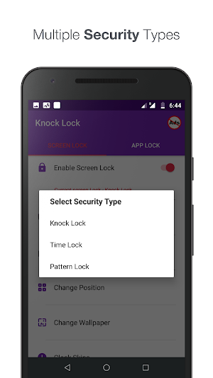 Knock lock screen - Applock Screenshot 3