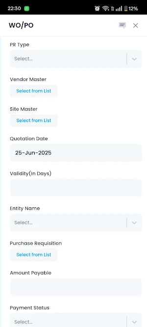 Supista ERP Screenshot 2
