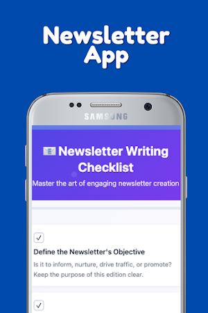 Newsletter App Screenshot 1