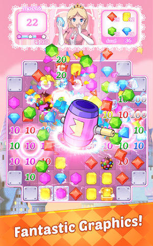 Jewels Princess Puzzle 2021 - Match 3 Puzzle Screenshot 0