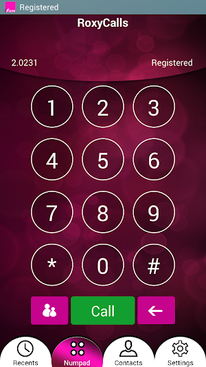 RoxyCall Screenshot 2