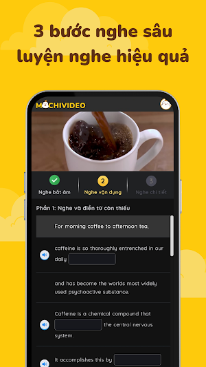 MochiVideo - Luyện nghe IELTS Screenshot 1