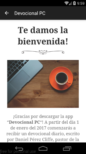 Devocional PC Screenshot 1