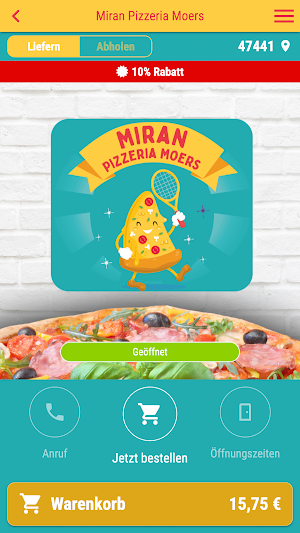 Miran Pizzeria Moers Screenshot 0