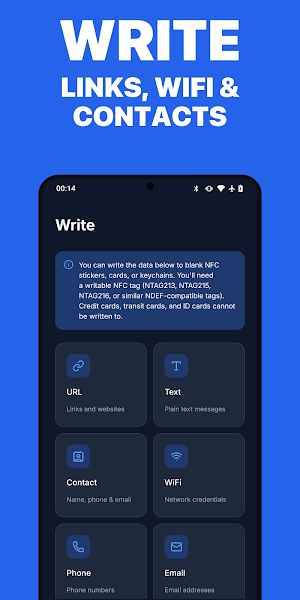 NFC Tool: Reader & Writer Screenshot 1