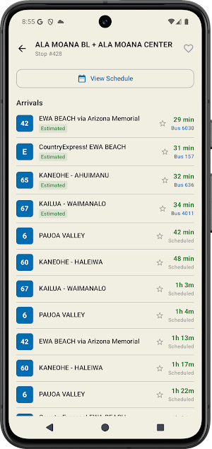 AllBusApp Screenshot 2