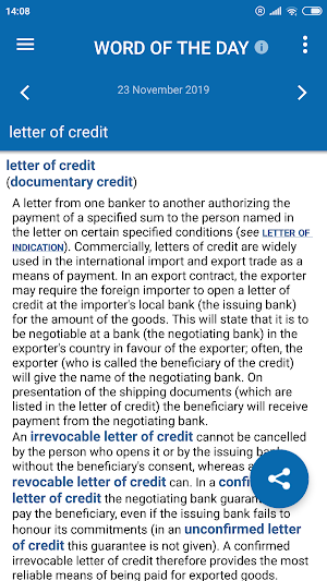 Oxford Dictionary of Finance and Banking Screenshot 3