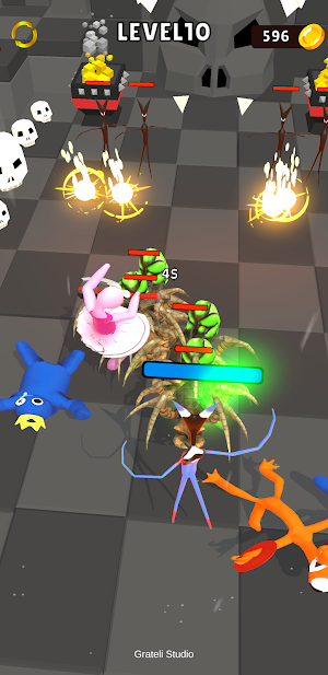 Merge Monster Blue Evolution Screenshot 1