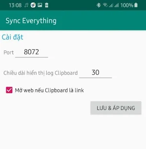 Đồng bộ điện thoại với máy tính Screenshot 0