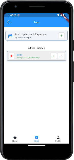 IDG : Vehicle Expense Tracking Screenshot 1
