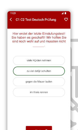 C1 C2 Test Deutsch Prüfung Screenshot 3