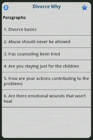 Divorce Why? Screenshot 1