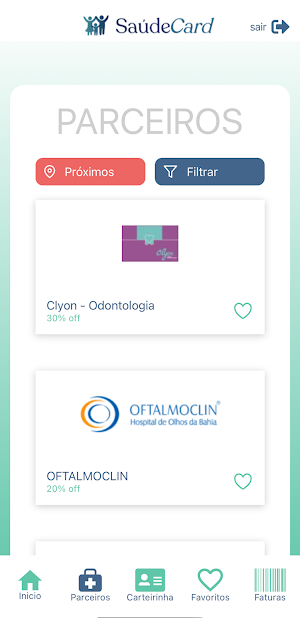 SaúdeCard Screenshot 1