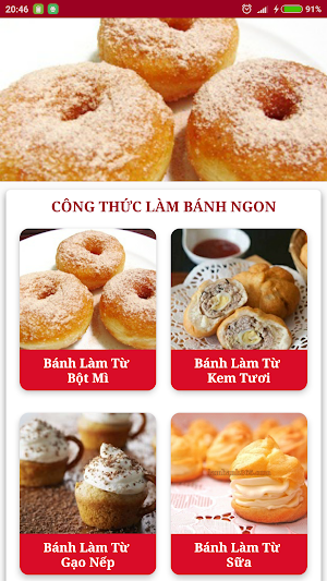 Công Thức Làm Bánh | Bánh Ngon Screenshot 1
